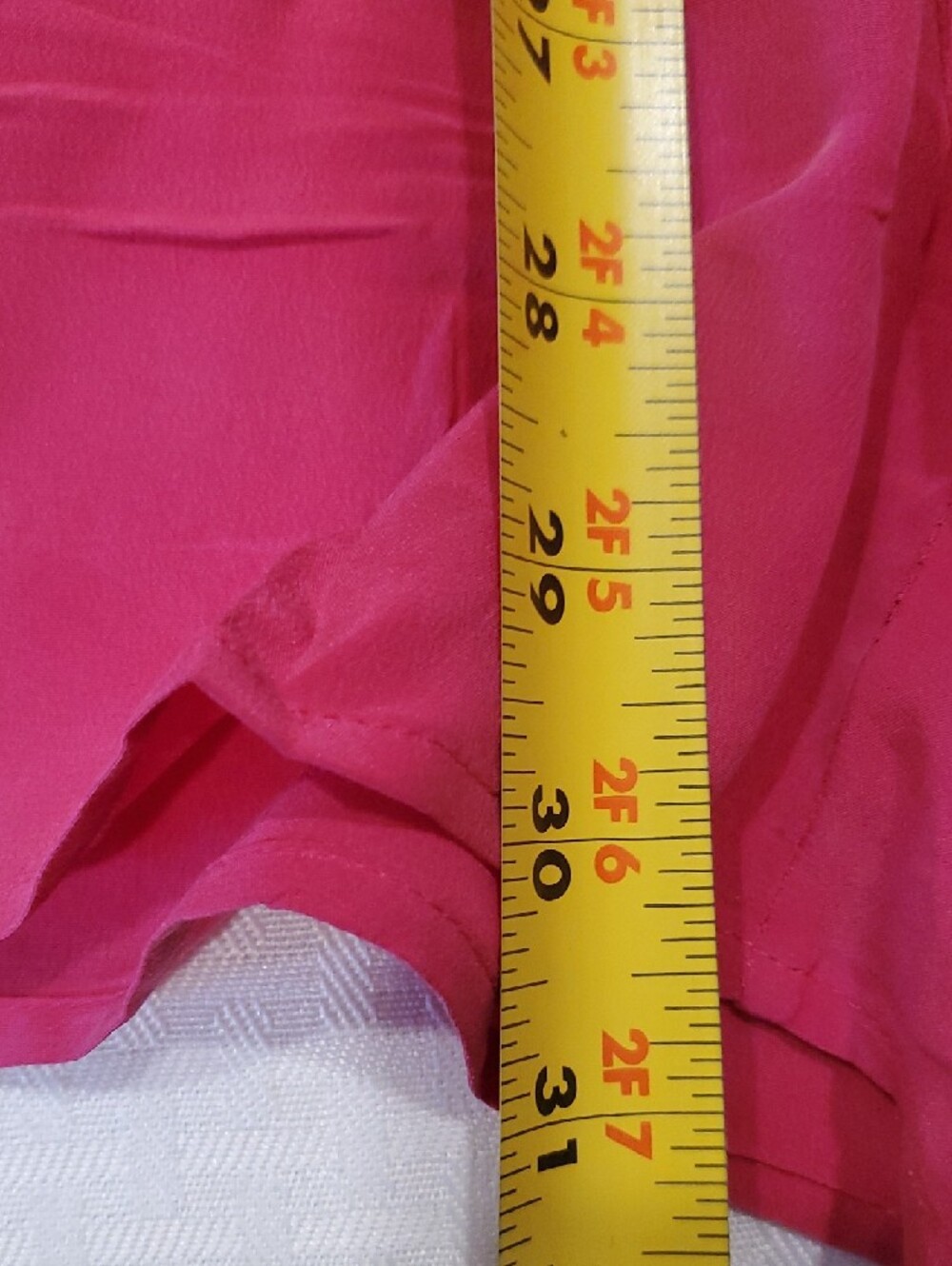 Joie 100% Silk Sleeveless Hot Pink Drawstring Romper - Picture 4 of 14